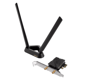 ASUS PCE-BE92BT WiFi 7 PCI-E Adapter with 2 external antennas and magnetized base - Zapcart Technology Qatar