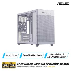 ASUS Prime AP201 Tempered Glass MicroATX Case - Zapcart Technology Qatar