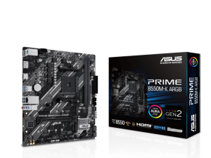 ASUS PRIME B550M-K ARGB AMD B550 (Ryzen AM4) mATX Motherboard - Zapcart Technology Qatar