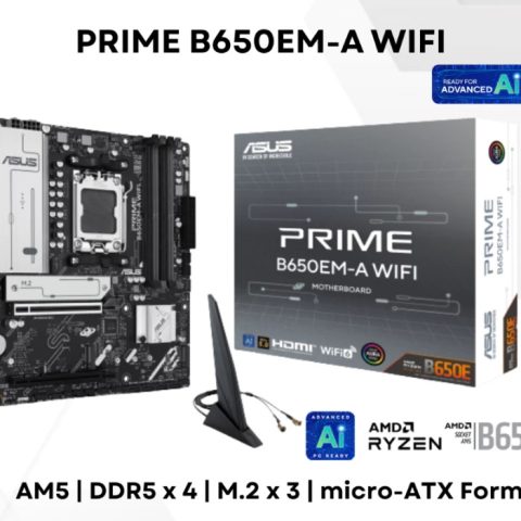 Asus PRIME B650EM-A WIFI Micro-ATX Motherboard - Zapcart Technology Qatar