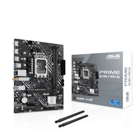 ASUS PRIME H610M-F WIFI D4, an Intel® H610 LGA 1700 micro-ATX ,Motherboard - Zapcart Technology Qatar