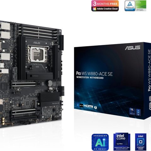 Asus PRO WS W880-ACE SE LGA1851 ATX Workstation Motherboard - Zapcart Technology Qatar