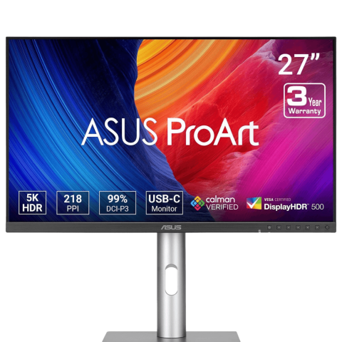 ASUS ProArt Display 5K PA27JCV Professional Monitor – 27-inch, IPS, 5K (5120 x 2880) - Zapcart Technology Qatar