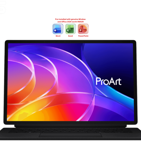 Asus ProArt PZ14 HT7407N-ASN079WS 14" 3K OLED Touch 144Hz Nano Black (X2 Elite (18-core) X2E88100, 32GB LPDDR5X, 512GB SSD, IP52 Rating, H&S, W11) - Zapcart Technology Qatar