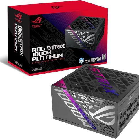 ASUS ROG Strix 1000W Platinum (Fully Modular Power Supply, 80 Plus Platinum Certified, ATX 3.1, Cybenetics Lambda A+, GaN MOSFET, GPU-First Intelligent Voltage Stabilizer) - Zapcart Technology Qatar