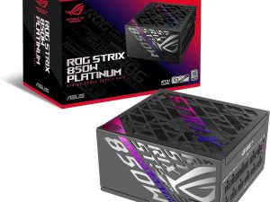 ASUS ROG Strix 850W Platinum Gaming Modular PC Power Supply (PCle Gen 5.0, 80 Plus Titanium, Standard ATX 3.1, Fan with Dual Ball Bearing) - Zapcart Technology Qatar
