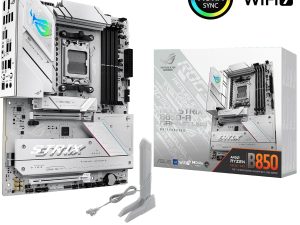 ASUS ROG Strix B850-A Gaming WiFi AMD AM5 B850 ATX Motherboard 14+2+2 Power Stages, DDR5 AEMP, 2.5G LAN, WiFi 7 with Q-Antenna, 4X M.2, PCIe® 5.0, USB 20Gbps Type-C, AI Networking II, ASUS AI Advisor - Zapcart Technology Qatar