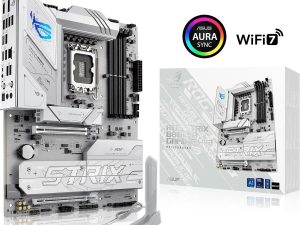 ASUS ROG Strix B860-A Gaming WiFi ATX Motherboard, Advanced AI PC-ready, 14+1+2+1 power stages, DDR5 slots, PCIe 5.0, four M.2 slots, WiFi 7, AI Networking II, Aura Sync RGB Lighting - Zapcart Technology Qatar