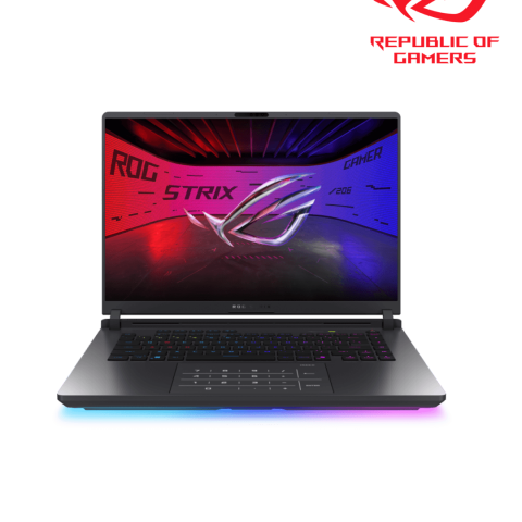 Asus ROG Strix G16 G614P-HRV057W 16-inch FHD+ 165Hz Eclipse Gray (R9 8940HX, RTX5050, DDR5 16GB, 1TB SSD, W11) - Zapcart Technology Qatar