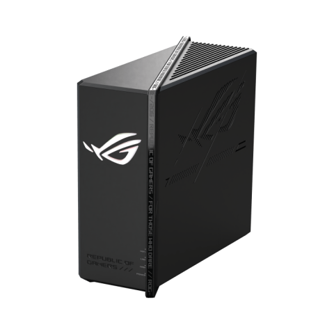 ASUS ROG Strix GS-BE18000 Tri-Band WiFi 7 Gaming Router (320 MHz Bandwidth, 4096-QAM, 8 x 2.5G Ports, Mobile Game Mode, Aura RGB, AiMesh, VPN, up to 300 m² Coverage) - Zapcart Technology Qatar