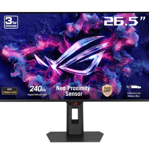 Asus ROG Strix OLED XG27AQDMES 27-inch (26.5-inch viewable) 1440p QD-OLED, 240 Hz Gaming Monitor - Zapcart Technology Qatar