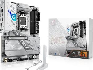 ASUS ROG Strix X870-A Gaming WiFi AMD AM5 X870 ATX Motherboard 16+2+2 Power Stages, Dynamic OC Switcher, Core Flex, DDR5 AEMP, WiFi 7, 4X M.2, PCIe® 5.0, Q-Release Slim, USB4®, AI OCing & Networking - Zapcart Technology Qatar