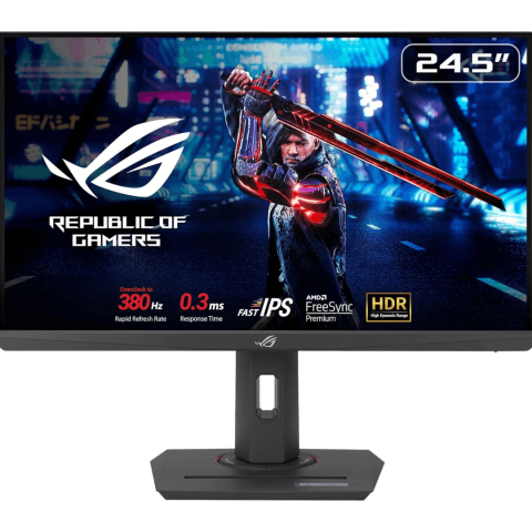 ASUS ROG Strix XG259QNS eSports Gaming Monitor FHD (1920x1080), Frequency 380 Hz (OC), Fast IPS, Response Time 1 ms (GTG), HDR, DisplayWidget Center) - Zapcart Technology Qatar