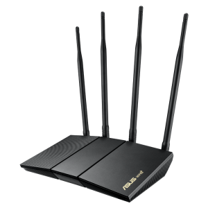 ASUS RT-AX1800HP AX1800 Dual Band WiFi 6 (802.11ax) Router supporting MU-MIMO and OFDMA technology, with AiProtection Cl - Zapcart Technology Qatar