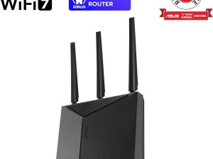 ASUS RT-BE86U BE6800 Dual-Band WiFi 7 Router, Supports 4096-QAM, MLO, AI WAN Detection, AiMesh, Subscription-Free Network Security, and Comprehensive VPN Features, Guest Network Pro, Gaming - Zapcart Technology Qatar