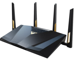 ASUS RT-BE88U Dual-Band WiFi 7 AiMesh Extendable Performance Router, 4K-QAM, MLO, Dual 10G Ports, SFP+, 4X 2.5G Ports, 4X 1G Ports, 34G WAN/LAN Capacity, Network Security, Built-in VPN - Zapcart Technology Qatar