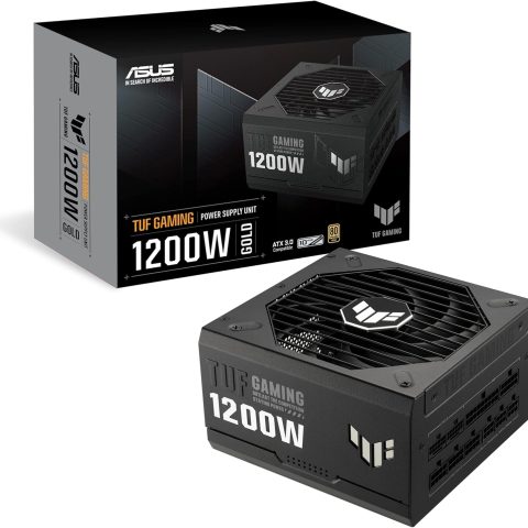 ASUS TUF Gaming 1200W Gold PSU (ATX 3.0 Compatible, Fully Modular, 80+ Gold Certified, Military-grade Components, Dual Ball Bearing, Axial-tech Fan, PCB Coating) - Zapcart Technology Qatar