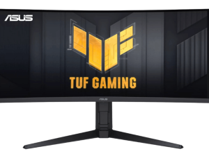 ASUS TUF Gaming 34” 1440P 1500R Curved Monitor (VG34VQL3A) - QHD (3440 x 1440), 180Hz, 1ms, Extreme Low Motion Blur, Freesync Premium Pro, 125% sRGB, DisplayHDR 400, Height Adjustable - Zapcart Technology Qatar