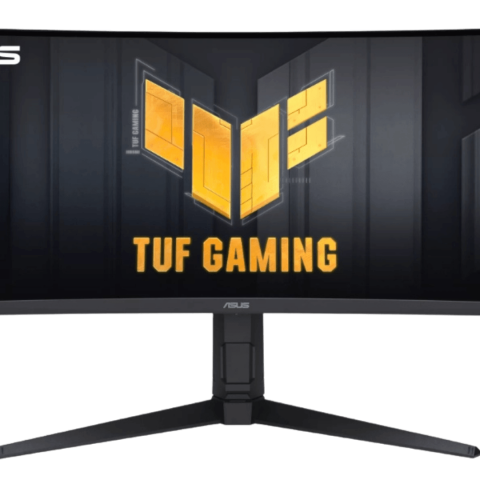 ASUS TUF Gaming 34” 1440P 1500R Curved Monitor (VG34VQL3A) - QHD (3440 x 1440), 180Hz, 1ms, Extreme Low Motion Blur, Freesync Premium Pro, 125% sRGB, DisplayHDR 400, Height Adjustable - Zapcart Technology Qatar