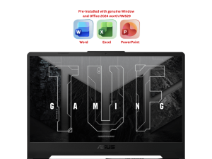 Asus TUF Gaming A15 FA506N-CGHN777WS 15.6'' FHD 144Hz Graphite Black (R7 8845HS, 8GB D5, 512GB SSD, RTX3050, H&S, W11) - Zapcart Technology Qatar