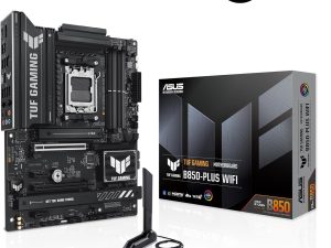 ASUS TUF Gaming B850-PLUS WiFi AMD AM5 B850 ATX Motherboard, 14+2+1 80A Stages, AI Ready, DDR5, PCIe 5.0, 3X M.2, Wi-Fi 7, 2.5Gb LAN, DisplayPort, HDMI™, USB 10Gbps & 20Gbps Type-C®, BIOS Flashback™ - Zapcart Technology Qatar