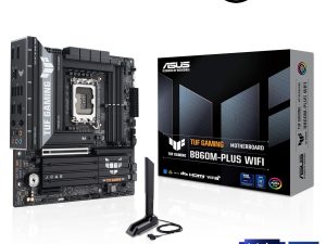 ASUS TUF Gaming B860M-PLUS WiFi B860 LGA 1851 mATX Motherboard, Intel® Core™ Ultra Series 2 Ready, AI PC, 12+1+2+1 80A Stages, DDR5,PCIe 5.0, 3X M.2, Wi-Fi 7, 2.5G LAN, HDMI™, USB 20Gbps Type-C - Zapcart Technology Qatar