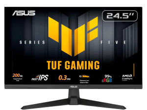 Asus TUF Gaming Series 5 - VG259Q5A Gaming Monitor (24.5-inch, Full HD(1920x1080), 200Hz, Fast IPS, ELMB, 0.3ms GTG (min.), Stereo speaker, DisplayWidget Center) - Zapcart Technology Qatar