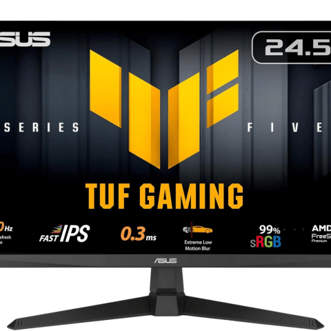 Asus TUF Gaming Series 5 - VG259Q5A Gaming Monitor (24.5-inch, Full HD(1920x1080), 200Hz, Fast IPS, ELMB, 0.3ms GTG (min.), Stereo speaker, DisplayWidget Center) - Zapcart Technology Qatar