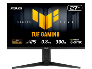 Asus TUF Gaming Series 5 - VG27AQML5A Gaming Monitor (27-inch QHD Fast-IPS panel, 300Hz, 0.3ms , G-SYNC® compatible AMD FreeSync™ Premium, ELMB SYNC, VESA DisplayHDR™ 400, 95% DCI-P3, DisplayWidget Center, Gaming AI) - Zapcart Technology Qatar