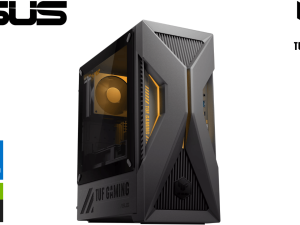 ASUS TUF Gaming T500 [T500MV-05210H283W] Mini Tower Solar Eclipse Gray (Core5 210H, 16GB D5, 512GB SSD, RTX3050, 330W, Air Cooler, 3Y OSS, Gaming KB+Mouse) - Zapcart Technology Qatar