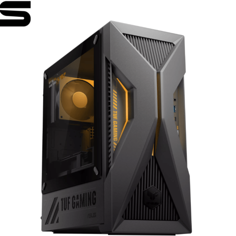 ASUS TUF Gaming T500 [T500MV-05210H283W] Mini Tower Solar Eclipse Gray (Core5 210H, 16GB D5, 512GB SSD, RTX3050, 330W, Air Cooler, 3Y OSS, Gaming KB+Mouse) - Zapcart Technology Qatar