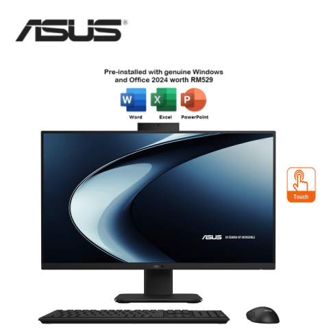 ASUS V400 AiO [V470VA-TWPF020WS/V470VA-TBPF050WS] Touch Screen 27.0-inch FHD All-In-One Desktop PC (C5 210H, 16GB, 512GB, W11H, 3Y OSS, M365) - Zapcart Technology Qatar