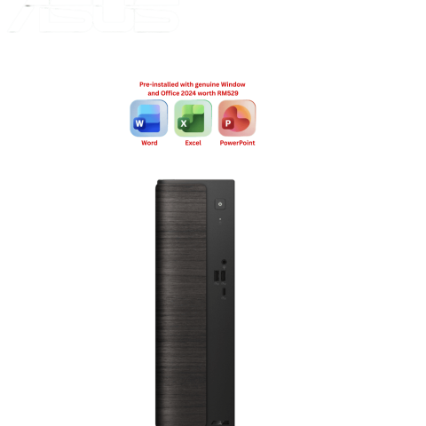Asus V500 SFF V501SV-03100U003WS Dark Wood (C3-100U, 8GB D5, 512GB SSD, Intel, KB/MOUSE, H&S, W11) - Zapcart Technology Qatar