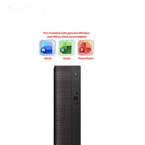 Asus V500 SFF V501SV-07240H003WS Black (C7 240H, 16GB D5, 512GB SSD, Wired KBM, H&S, W11) - Zapcart Technology Qatar