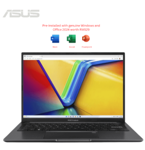 ASUS VivoBook 14 [A1405V-ALY609WS / A1405V-ALY610WS] 14'' WUXGA Laptop (i5-13420H, 16GB, 512GB SSD, Intel, W11, HS+M365) - Zapcart Technology Qatar