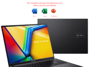 ASUS Vivobook 16 [A1605V-AMB2255WS/A1605V-AMB2256WS] 16" WUXGA (i7-13620H, 16GB, 512GB SSD, H&S+M365, W11) - Zapcart Technology Qatar