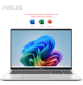 ASUS Vivobook 16 A1607Q-AMB156WS 16.0-inch WUXGA Cool Silver (SD X X126100, 16GB D5, 512GB SSD, QUALCOMM, H&S, W11) - Zapcart Technology Qatar