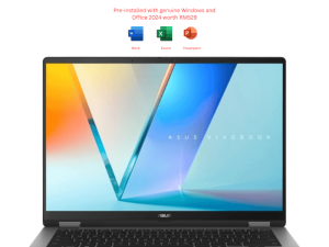 ASUS Vivobook 16 Flip OLED TP3607S-ASI246WS 16" WUXGA OLED Touch Grey (U7-285V, 32GB DDR5, 512GB SSD, H&S, W11) - Zapcart Technology Qatar