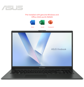 Asus VivoBook Go 15 [E1504F-ABQ770WS/E1504F-ABQ771WS/E1504F-ABQ772WS] 15.6'' FHD Laptop (R3-7320U, 8GB, 512GB SSD, ATI, W11, HS+M365) - Zapcart Technology Qatar