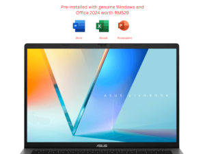 ASUS Vivobook S [M3407G-ASF545WS/M3407G-ASF546WS] 14" OLED FHD (AI 7 445, 16GB D5, 512GB SSD, ATI, H&S, W11) - Zapcart Technology Qatar