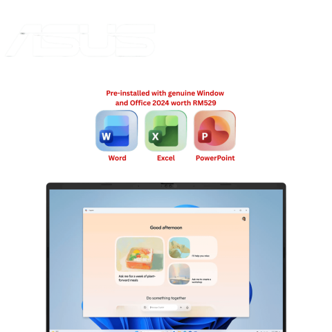 Asus Vivobook S16 [S3607V-ARP181WS/S3607V-ARP182WS] 16'' WUXGA IPS (Core 5 210H, 16GB D5, 512GB SSD, H&S, W11H) - Zapcart Technology Qatar