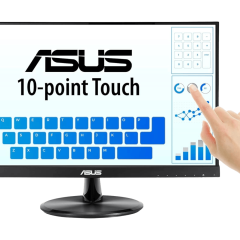 ASUS VT229H 21.5 Inch FHD (1920x1080) IPS 10-point Touch Monitor (HDMI, Flicker free, Low Blue Light, TUV certified) - Zapcart Technology Qatar