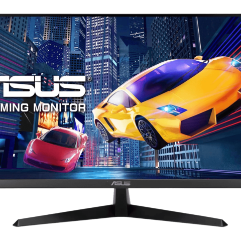 ASUS VY279HGR Eye Care Gaming Monitor – 27 inch FHD (1920 x 1080), IPS, 120Hz(OC), SmoothMotion, 1ms (MPRT), Adaptive Sync, Eye Care Plus technology, Blue Light Filter, Flicker Free, antibacterial treatment - Zapcart Technology Qatar