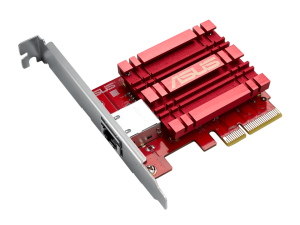 Asus XG-C100C 10GBase-T PCIe Network Adapter with backward compatibility of 5/2.5/1G and 100Mbps ; RJ45 port and built-in QoS - Zapcart Technology Qatar