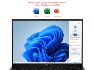 Asus Zenbook 14 OLED UM3406G-AQD165WS 14" WUXGA OLED Black (AI 7 445, 32GB D5, 512GB SSD, H&S, W11) - Zapcart Technology Qatar