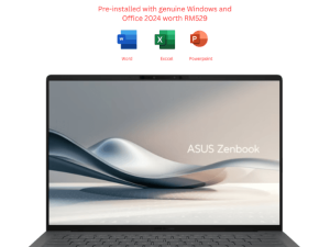 ASUS Zenbook A14 [UX3407N-AQD991WS/UX3407N-AQD992WS] 14" FHD+ OLED (X2E-88-100, 16GB D5, 512GB SSD, H&S, W11) - Zapcart Technology Qatar