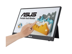 ASUS ZenScreen Touch 16” USB-C Portable Monitor (MB16AMTR) - Full HD, IPS, Built-in Battery, Kickstand, Tripod Socket, Eye Care, Compatible with Laptops, Smartphones and Game Consoles - Zapcart Technology Qatar