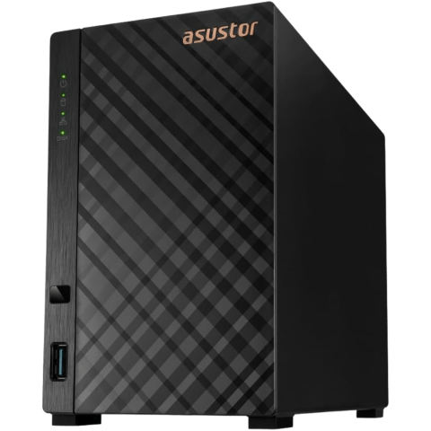 Asustor Drivestor 2 Gen 2 AS1202T (2 Bay NAS, Quad-Core 1.7GHz CPU) - Zapcart Technology Qatar