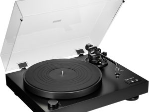 Audio-Technica AT-LP8X Semi-Auto Direct Drive Turntable, Record Player, Auto Stop, Aluminum Die Cast, VM Type Cartridge, Supports 33-1/3, 45, 78 Rotations, DC Motor, Sub-counter Weight, Low Noise Power - Zapcart Technology Qatar