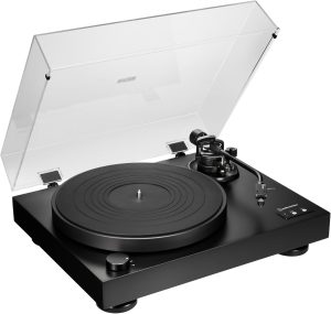Audio-Technica AT-LP8X Semi-Auto Direct Drive Turntable, Record Player, Auto Stop, Aluminum Die Cast, VM Type Cartridge, Supports 33-1/3, 45, 78 Rotations, DC Motor, Sub-counter Weight, Low Noise Power - Zapcart Technology Qatar